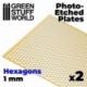 Photogravure Plates - Large Hexagons