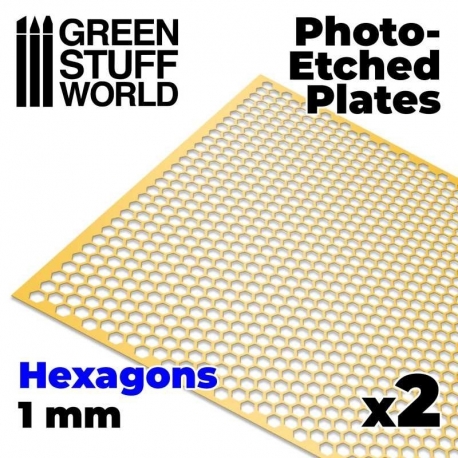 Photogravure Plates - Large Hexagons