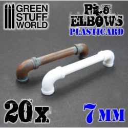 7mm Plasticard Elbows