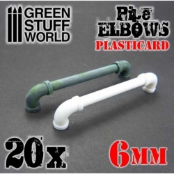 6mm Plasticard Elbows