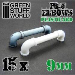 9mm Plasticard Elbows