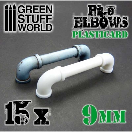 9mm Plasticard Elbows