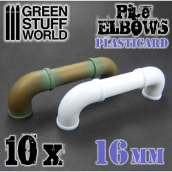 Plasticard elbows 16mm