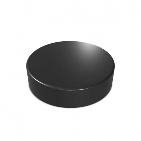 Base de Madera Redonda 15 cm - Negra