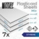 Styrene Mix Sheets, 7 sheets