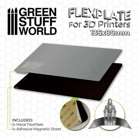Placas flexibles para impresoras 3D - 135x80mm