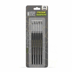 Silicone Brushes - Size 0 - Firm Black