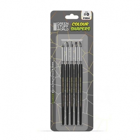 Silicone Brushes - Size 0 - Firm Black