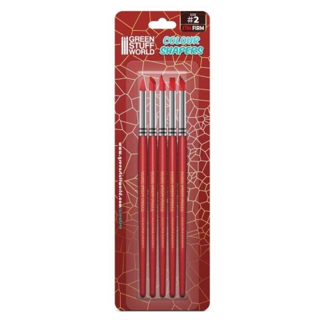 Silicone Brushes - Size 2 - EXTRA FIRM