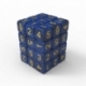 36x Dice D6 12mm - Dark Blue