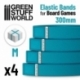 Elastic bands for board games 300mm - Pack of 4
