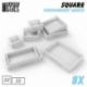 Containment Molds for Square Bases