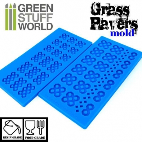 Silicone Molds - Lawn Cobblestone
