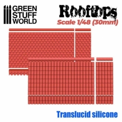 Silicone Molds Roofs 1/48 (30mm)