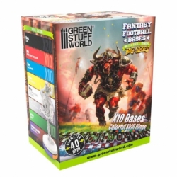 Blood Bowl 40mm compatible bases with Skill Rings
