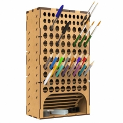 Organizador de Pinceles - VERTICAL