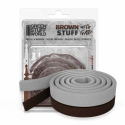 Brown Putty Roll 92 cm - 36.5 inches WITH HOLLOW