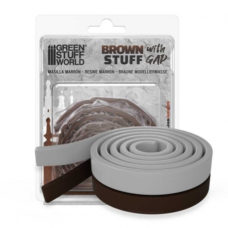 Brown Putty Roll 92 cm - 36.5 inches WITH HOLLOW