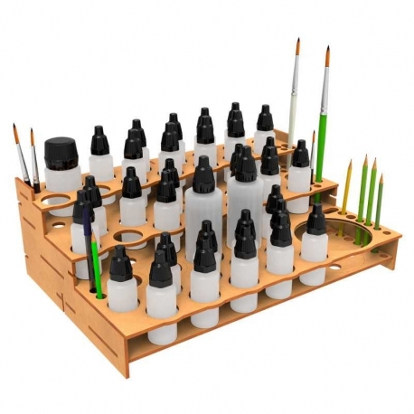Modular Paint Organizer - FRONT