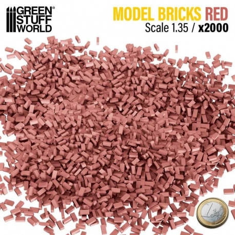 Bricks - Red x2000 1:35