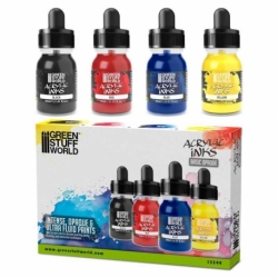 Opaque Acrylic Inks - Basic Opaque (x4)