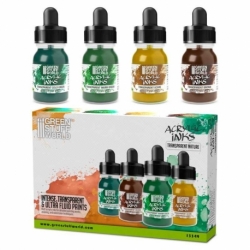Acrylic Ink Set - Transparent Nature (x4)