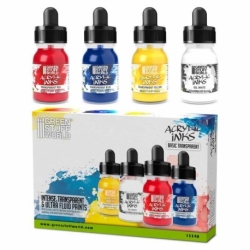 Acrylic Ink Set - Transparent Basics (x4)