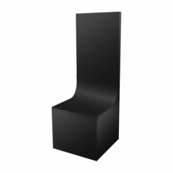 Pedestal with Curve 7x7x6cm