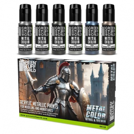 Metallic Paint Set - Silver