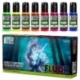 Set of 8 Fluorescent Paints