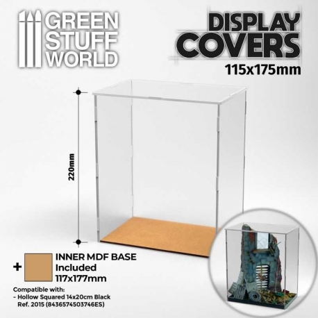 Model display case 115x175mm