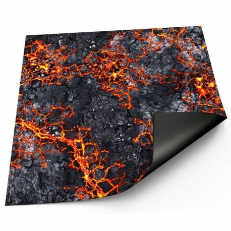 Neoprene Wallpaper 120x120cm Flamecoil Path