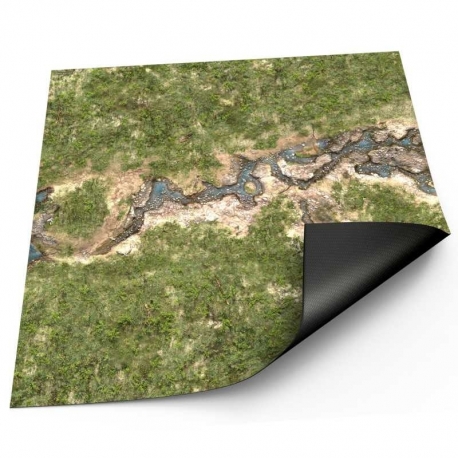 Wallpaper Neoprene 120x120cm Describes Meadows