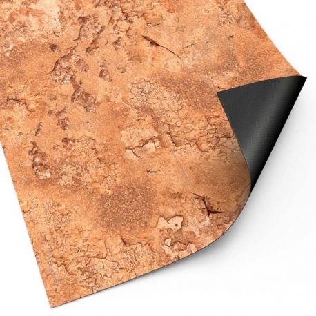 Tapete Neopreno 44x60'' Dreadrock Badlands con zonas de despliegue