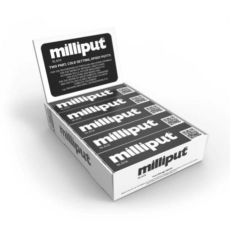 Milliput Black Display Box x10 units.