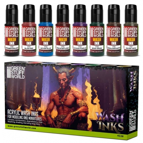 Set of 8 Washing Inks