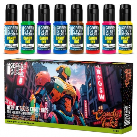 Set 8x Tintas Candy