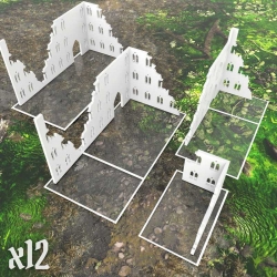 Glasspack Footprints Básicos Wh40k compatibles