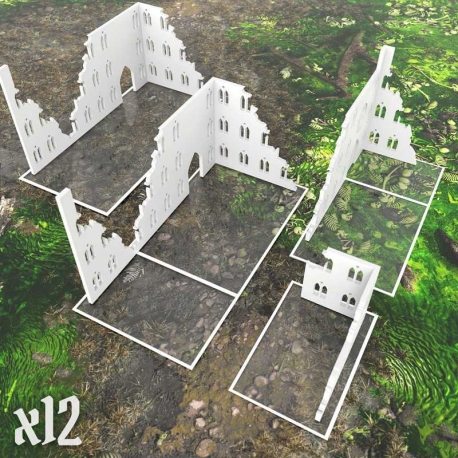 Glasspack Footprints Básicos Wh40k compatibles