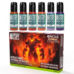 Opaque Paint Set - Warm Colors
