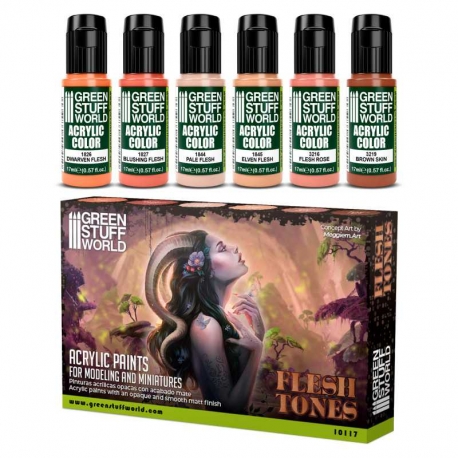 Set Pintura - Flesh Tones de Green Stuff World