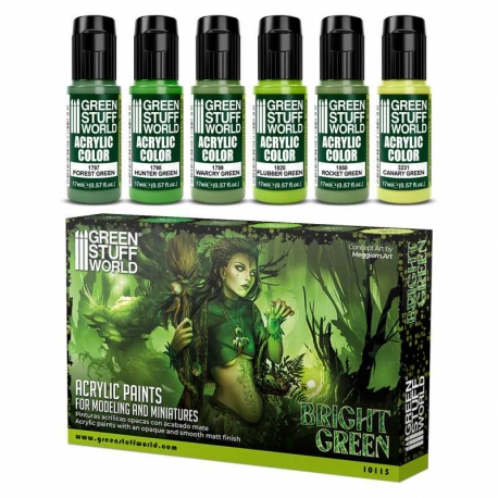 Paint Set - Bright Green from Green Stuff World