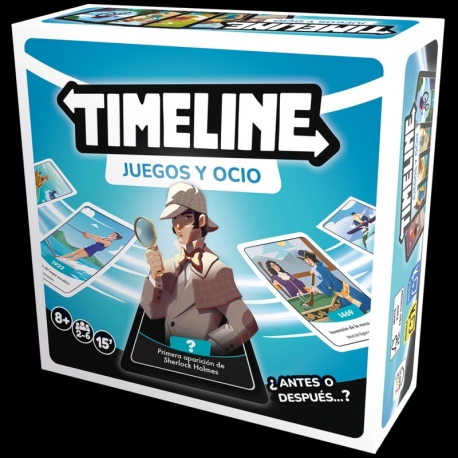 Timeline: Games & Leisure card game from Asmodee (Spanish)