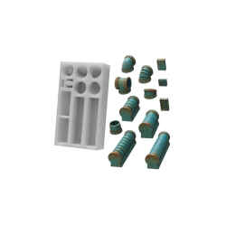 Silicone Molds for Industrial Pipes
