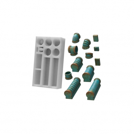 Silicone Molds for Industrial Pipes