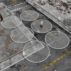 Transparent Compatible WH40k Basic Objective Markers