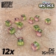 12x D6 Dice 16mm - Light Pink