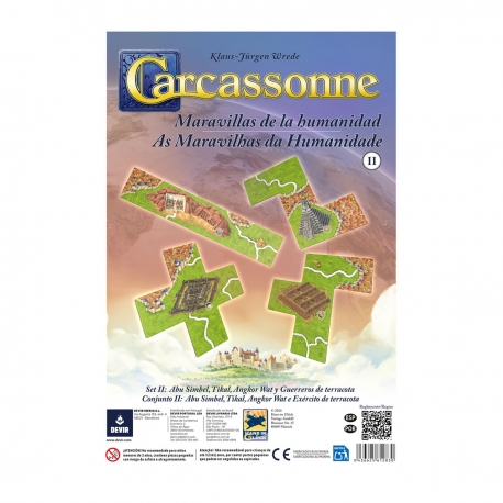 Carcassonne: Wonders of Humanity 2 expansion from Devir (Spanish)