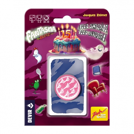 Ghost Blitz: Happy Birthday! card game from Devir (Spanish)