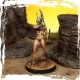 Black Face Tribe. Veteran (2 medium blades) Warmonger from Bad Roll Games
